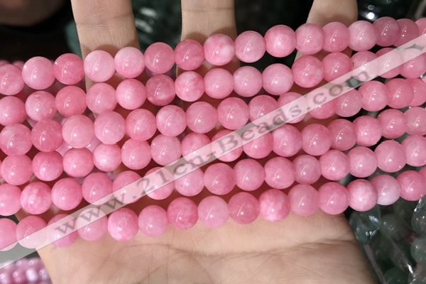 CCN5324 15 inches 8mm round candy jade beads Wholesale