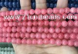 CCN5327 15 inches 8mm round candy jade beads Wholesale