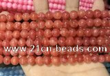 CCN5328 15 inches 8mm round candy jade beads Wholesale