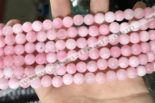 CCN5332 15 inches 8mm round candy jade beads Wholesale