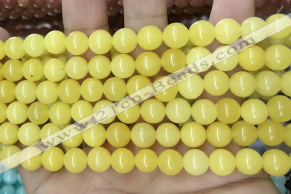 CCN5348 15 inches 8mm round candy jade beads Wholesale