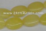 CCN535 15.5 inches 15*20mm oval candy jade beads wholesale