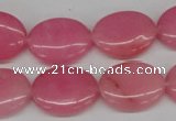 CCN536 15.5 inches 15*20mm oval candy jade beads wholesale