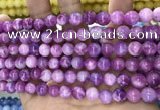 CCN5362 15 inches 8mm round candy jade beads Wholesale