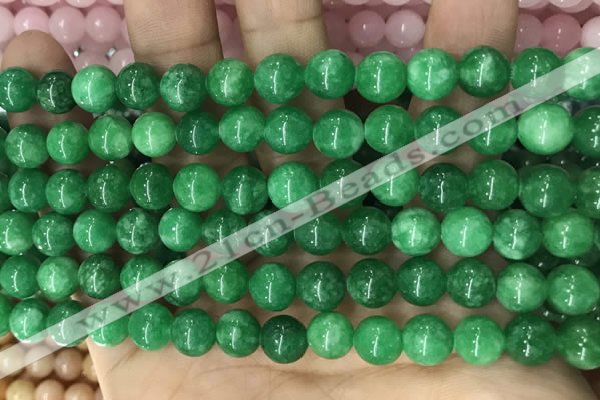 CCN5420 15 inches 8mm round candy jade beads Wholesale