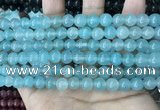 CCN5429 15 inches 8mm round candy jade beads Wholesale