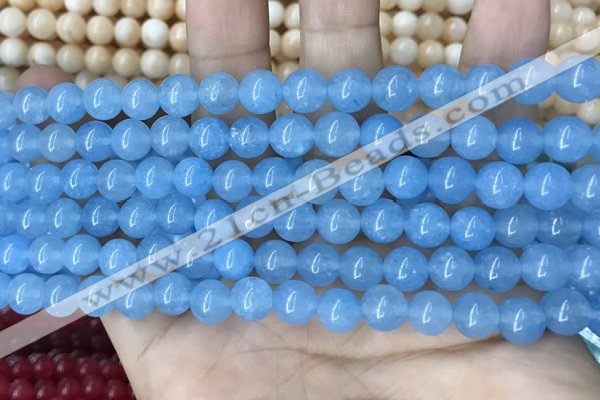 CCN5434 15 inches 8mm round candy jade beads Wholesale