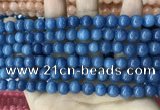 CCN5435 15 inches 8mm round candy jade beads Wholesale