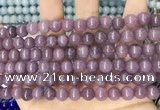 CCN5445 15 inches 8mm round candy jade beads Wholesale