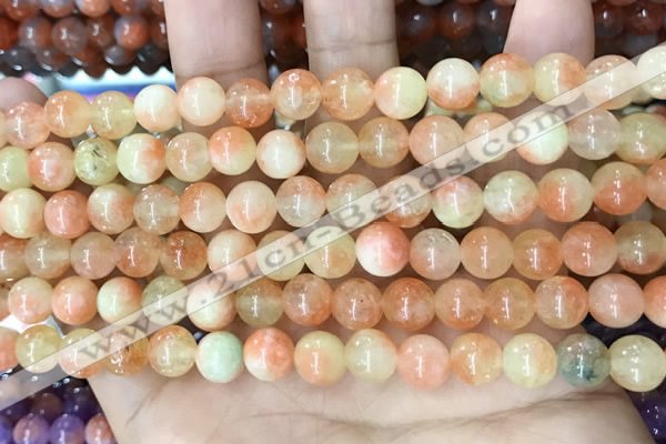 CCN5475 15 inches 8mm round candy jade beads Wholesale