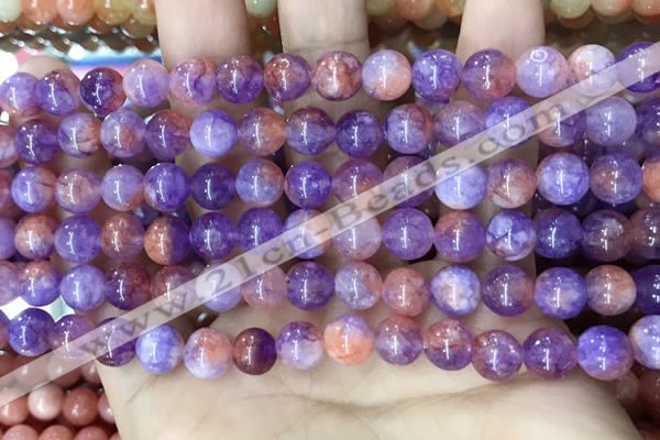 CCN5476 15 inches 8mm round candy jade beads Wholesale