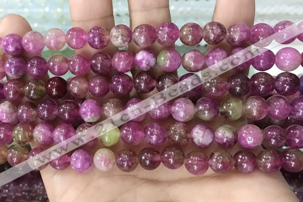 CCN5478 15 inches 8mm round candy jade beads Wholesale