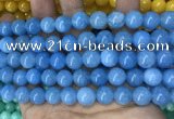 CCN5522 15 inches 8mm round candy jade beads Wholesale