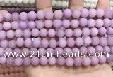 CCN5591 15 inches 8mm round matte candy jade beads Wholesale