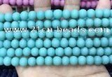 CCN5608 15 inches 8mm round matte candy jade beads Wholesale