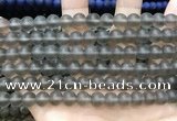 CCN5628 15 inches 8mm round matte candy jade beads Wholesale