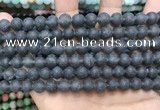 CCN5633 15 inches 8mm round matte candy jade beads Wholesale