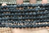 CCN5635 15 inches 8mm round matte candy jade beads Wholesale