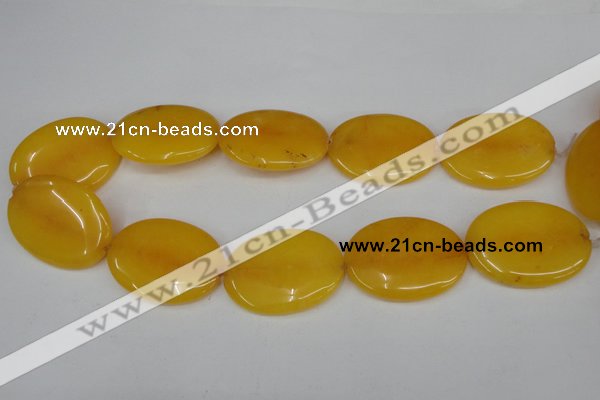 CCN564 15.5 inches 25*35mm oval candy jade beads wholesale