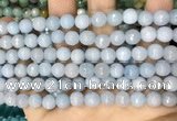 CCN5652 15 inches 8mm faceted round candy jade beads