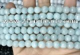 CCN5653 15 inches 8mm faceted round candy jade beads