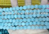 CCN5661 15 inches 8mm faceted round candy jade beads