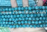 CCN5662 15 inches 8mm faceted round candy jade beads