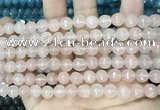 CCN5677 15 inches 8mm faceted round candy jade beads