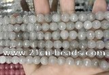 CCN5684 15 inches 8mm faceted round candy jade beads