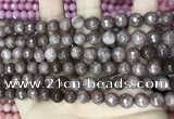 CCN5691 15 inches 8mm faceted round candy jade beads