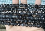 CCN5702 15 inches 8mm faceted round candy jade beads