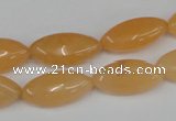 CCN571 15.5 inches 10*20mm marquise candy jade beads wholesale