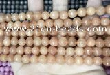 CCN5710 15 inches 8mm faceted round candy jade beads