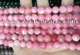 CCN5723 15 inches 8mm faceted round candy jade beads