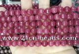 CCN5726 15 inches 8mm faceted round candy jade beads