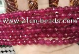 CCN5731 15 inches 8mm faceted round candy jade beads