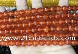 CCN5734 15 inches 8mm faceted round candy jade beads