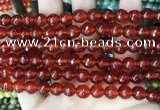 CCN5735 15 inches 8mm faceted round candy jade beads