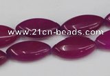 CCN575 15.5 inches 10*20mm marquise candy jade beads wholesale