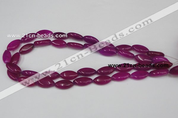 CCN575 15.5 inches 10*20mm marquise candy jade beads wholesale