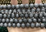 CCN5770 15 inches 10mm faceted round candy jade beads