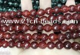 CCN5813 15 inches 10mm faceted round candy jade beads