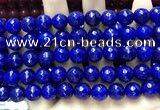 CCN5817 15 inches 10mm faceted round candy jade beads