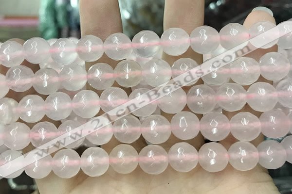 CCN5821 15 inches 10mm faceted round candy jade beads