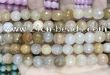 CCN5823 15 inches 10mm faceted round candy jade beads