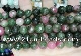 CCN5832 15 inches 10mm faceted round candy jade beads