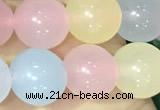 CCN5835 15 inches 8mm round candy jade beads