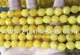 CCN5841 15 inches 8mm faceted nuggets candy jade beads Wholesale