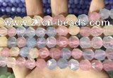 CCN5850 15 inches 8mm faceted nuggets candy jade beads Wholesale