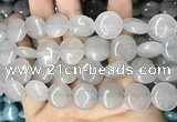 CCN5856 15 inches 15mm flat round candy jade beads Wholesale